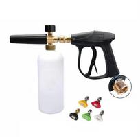 High Pressure Washer Gun with Foam Bottle 14inch Quick Connector, 060 degrees  5pcs Pressure Washer įvairiaspalvis
