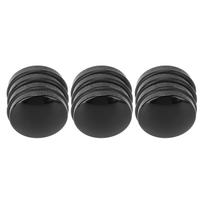 3pcs O Ring Guitar Knob Anti Slip Grip Metal Electric Guitar Potentiometer Control Knob for Bass