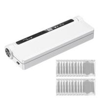 Vacuum Sealer Digital Display 60KPa Strong Suction Fully Automatic Dry Wet Dual white