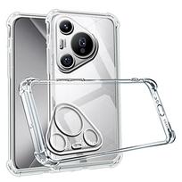 Shockproof Phone Case For Huawei Pura 80 Pro Plus Ultra Transparent Clear P70 P60 P50 Mate70 Pro Soft TPU Back Honor Protective Covers Huawei P9