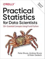 Praktinė statistika duomenų mokslininkams: 50+ esminių sąvokų naudojant R ir Python