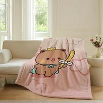 Cartoon cute Bubu Dudu Blanket For Sofa Office Bed Plane Travel Sleep Read Relax Camping Soft And Warm 75x90cm
