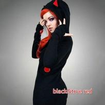 Moteriški megztiniai Cosplay Fox Anime megztiniai Kostiumų gobtuvai Gyvūnų suaugusiųjų Onesie Unisex puošni suknelė 4XL juoda