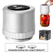 Electric Mason Jar Vacuum Sealer Automatic Wide Mouth Regular Mouth Mason Jar Vacuum Sealer Food Preservation Sealing Machine balta
