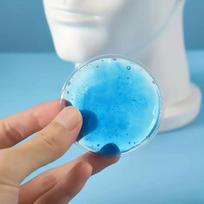 1/2pcs Round Reusable Ice Cold Hot Gel Pack Cooling Eye Pads For Eye Care & Relaxation