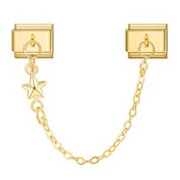 Gold Color Cute Cat Paw Pearls Bow Knot Rose Chain Tassel Italian Charm Links Fit 9mm Bracelet Stainless Steel Women DIY Making