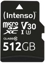 „Intenso Micro SDXC 512GB C10 UHS-I Professional“ + adapteris