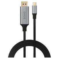Savio CL-208 USB kabelis USB 3.2 Gen 1 (3.1 Gen 1) 2 m USB C Juoda, Pilka