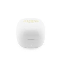 Guess Mini Classic Logo OWS belaidės ausinės baltos spalvos