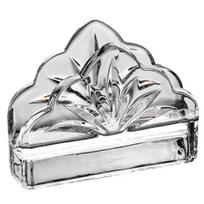 Noir Theory Tissue Holder, Crystal Glass Modern Style, Durable Scratch-Resistant Organizer, Dispenser for Restaurant Napkins Business Cards H