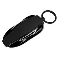 For Tesla Model 3 X S Y Car Key Fob Case Silicone Band Cover Accessories Full Half Coverage Key Fob Holder Metal Keychain For MODEL S