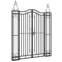 Garden Gate Black 121 x 8 x 150 cm Wrought Iron