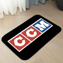 CCM Hokejaus Sportinis Kilimas - Raidžių Dizainas Namų Dekoras su Sportininko Siluetu Durų Kilimėlis Įėjimas Sveikinimo Kilimėlis 40cmX60cm white