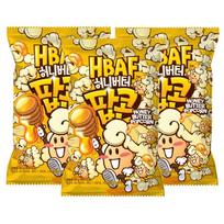 HBAF Seasoned Popcorn 17 Flavors, Premium Flavored Popcorn Collection (80g x 3 Bags) / Kfood, Authentic Korean Food Salted Milk Popcorn 80g x 3ea