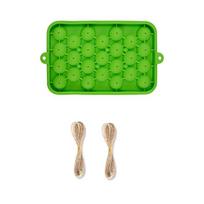 Diy Soap Making Kit Grape Soap Mold Easy-Release Food-Grade Craft Mould With Jute Rope For Mother'S Day Teacher'S Day Birthdays violetinė