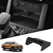 for Mitsubishi L200/Triton 2024 2025 Center Console Storage Tray Organizers Car Interior Accessories Tidying Black 24TRITON C-BOX