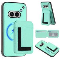 For Nothing CMF Phone 1 2A Case Protective Cover Card Holder Stand Coin Magnetic Wallet Supports Wireless Charging Nothing CMF Phone1