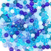3*4mm 4*6mm Rondelle Faceted Loose Spacer Glass Beads Crystal Round Beads for Jewelry Making DIY Necklace Bracelet Accessories 3x4mm-150pcs