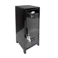 New Mini Makeup Storage Box Iron with Lock Vertical File Cabinet Large Space Piggy Bank Desktop Storage juoda