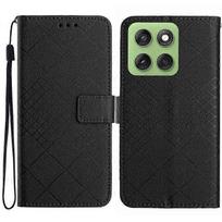 Compatible For Motorola Edge 60 5G Case Wallet Imprint PU Leather Flip Folio Phone Cover juoda