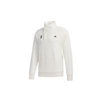 Adidas AdiPower High Neck Side Button Sports Sweatshirt Men Sweatshirt Pink White GM4470 M white