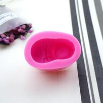 1vnt 3D stereofoninės batų formos amatai silikoninės formos žvakių gaminimo reikmenims Muilo gamybos produktai Silkoninės formos rožinė