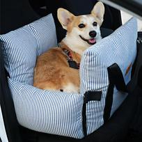 Portable Pet Car Seat Cat Bag Small Dog Car Kennel Dog Kennel Four Seasons Removable and Washable Nests One size