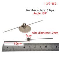 5 vnt. 1,2 mm sukimo spyruoklė 304 nerūdijančio plieno spyruoklė, sukimo spyruoklė 90 180 laipsnių gray