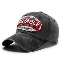European and American Feng Shui Washing Old Retro Niche Baseball Cap Sunshade Letter Embroidered Baseball Cap Personalized Street Trend Adjustable