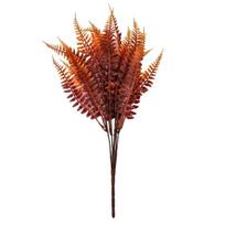 Fall Artificial Flower 7 Fork Realistic Fake Plastic Flower Home Office Wedding O