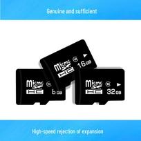 Didelės talpos atminties kortelės Micro SD TF kortelė 16GB 32GB 64GB Tinka fotoaparatams, mobiliesiems telefonams, stebėjimui, vaizdo registratoriams 16GB