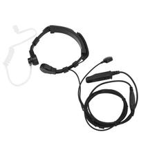 Throat Earpiece Headset Air Acoustic Tube Throat Vibration PTT Mic Headset for UV9R Plus BF9700 BFA58