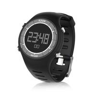 EZON Digital Watch with Stopwatch, Countdown, and Alarm Functions, EL Backlight, Ultra-Slim Large Display, 5 ATM Water Resistance, Unisex Digital