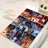 1 vnt. Žvaigždžių karai Yoda rašto kilimas Plotinis kilimas Neslystantis kilimas Skalbiamas rankomis Grindų kilimėlis Tinka svetainei miegamajam namų dekoravimui kambario dekoravimui 60cm by 90cm