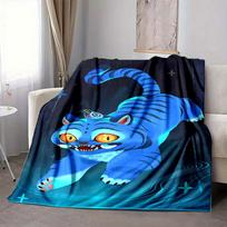 1 vnt. K Pop Demono Medžiotojų Flanelinis pledas, švelnus odai, su skaitmenine spauda, įvairių dydžių, tinkamas šeimai, draugams, gimtadieniui 80x120cm