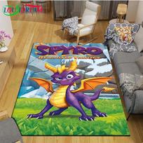 3D Classic Games S-Spyro Dragon Printed  Carpets Living Room Anti-Skid Area Rug Kids Bedroom Mats Yoga Mat Large Carpet Decor 40x 60cm