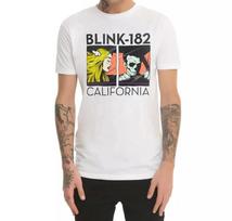 Blink-182 Kalifornijos marškinėliai, trumpomis rankovėmis, juodi medvilniniai marškinėliai, dydžiai nuo S iki 4XL, unisex marškinėliai M