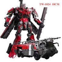 NAUJAS BAIWEI 18CM Transformuojantis Žaislas TW-1024 KO SS Filmo Robotas Dažytas Anime Veiksmo Figūrėlė Automobilio Modelis Vaikų Dovana TW-1032