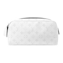 Louis Vuitton Monogram padengto audinio tualetinių reikmenų krepšys Vyriškas tualetinių reikmenų krepšys Optiškai baltas M27794 Basic Set (Bag+Dust Bag)