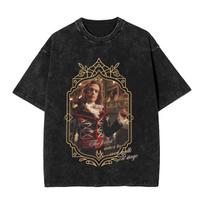 Man T-Shirt Actor Lestat Interview with The Vampire Washed T-Shirts Harajuku Summer Tee Shirt Y2K Funny Clothing S