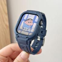 Dėklo dirželis skirtas Apple Watch Ultra 49mm 45mm 44mm 41mm 40mm silikoninė apyrankė, skirta Iwatch Series 8 7 6 Se 5 4 Apsauginė dangtelis apyrankė 40MM