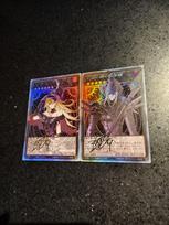 2pcs/set Yu-gi-oh Legendary Magician Dark Self Control Collect Signature Trading Flash Card Anime Cartoon Christmas Gift of Kid Friendly Entertaining