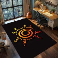 Naruto Anime Rug Carpet Large Area Rug Non Slip Washable Floor Mat Gamer Room Bedroom Home Decor -QJY 60x90cm