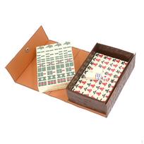 Chinese Mahjong Entertainment Game Portable Classic Small Mah Jong Tiles Mini Travel Kit S