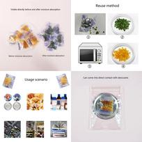 100Pieces Silica Gel Packets Humiditys Absorbing Silica Gel Packs for Dry Storage and Freshness NonToxic Silica Gel X3UC China Mainland