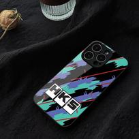HKS Auto Parts Phone Case For IPhone 15 13 14 12 16 11 Pro XS Max Plus Mini X XR SE2020 Tempered Glass Coque iPhone 14 Pro