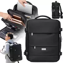 Adler Kabinos kuprinė 40x20x30 cm nešiojamas 17 colių USB vandeniui atsparus Camry CR 6880 juodas