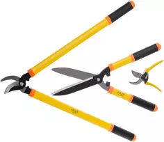 3 dalių genėjimo žirklių rinkinys, patvarus, aštrus, tikslus pjovimas, Adler AD 6808