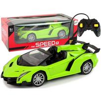 Nuotoliniu būdu valdomas automobilis Sports Car R/C 1:18, žalias