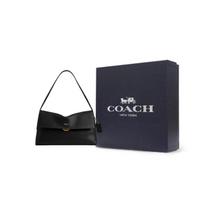 COACH Chelsea natūralios odos rankinė per petį, didelė, moteriška, juoda Gift Box Set (Basic Set + Black Gift Box) juoda